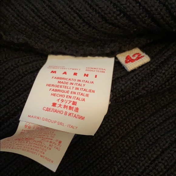 Marni ribbed high low sweater - Picture 4 of 5